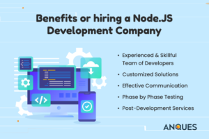 Benefits or hiring a Node.JS Development Company - anques technolab