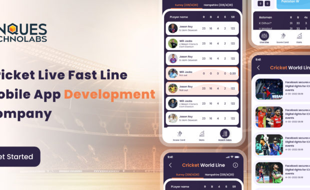 Cricket live fast-line Mobile app development Company Anques